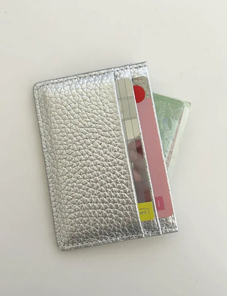 Cowhide card wallet case pocket couple wallet