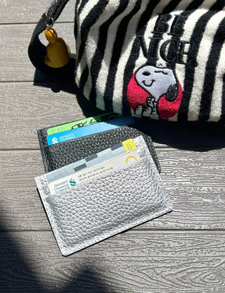 Cowhide card wallet case pocket couple wallet
