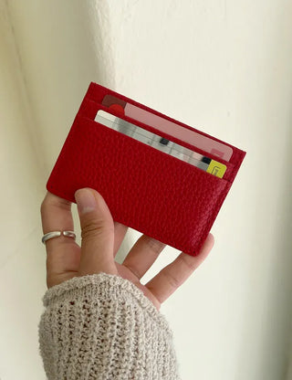 Cowhide card wallet case pocket couple wallet