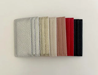 Cowhide card wallet case pocket couple wallet