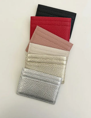 Cowhide card wallet case pocket couple wallet