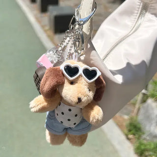 Festival Look Rabbit Bear Keyring Keyholder Doll Bag Charm