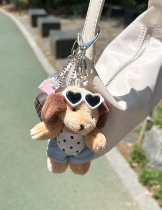 Festival Look Rabbit Bear Keyring Keyholder Doll Bag Charm