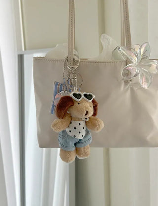 Festival Look Rabbit Bear Keyring Keyholder Doll Bag Charm