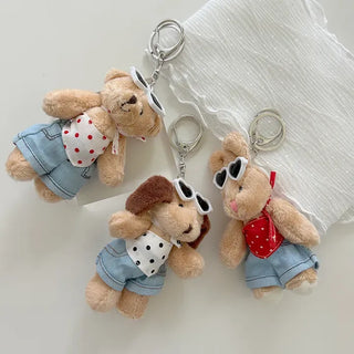 Festival Look Rabbit Bear Keyring Keyholder Doll Bag Charm
