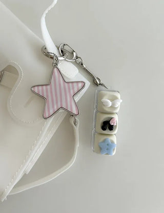 Music keycap keyring button keyholder clicker