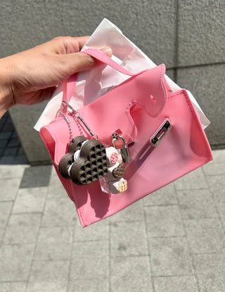 Cookie Heart Clicker Keyring Keycap Keyholder