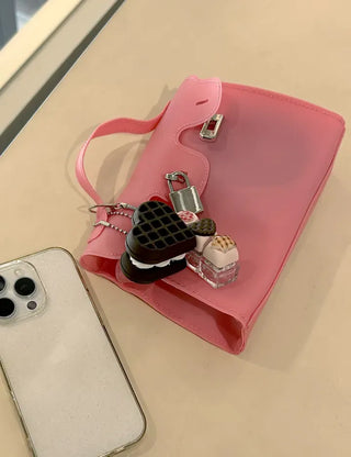 Cookie Heart Clicker Keyring Keycap Keyholder