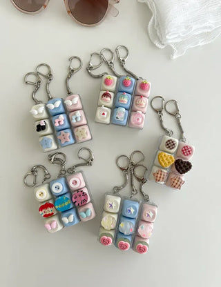 Cookie Heart Clicker Keyring Keycap Keyholder
