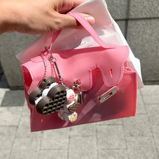 Cookie Heart Clicker Keyring Keycap Keyholder