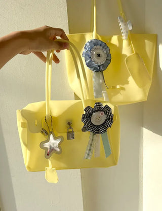 Button rosette brooch keyring jelly bag decorating