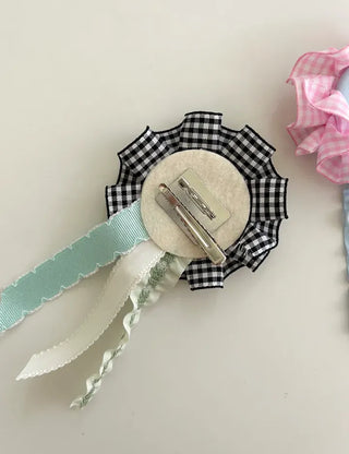 Button rosette brooch keyring jelly bag decorating