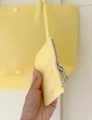 Card wallet set, jelly bag, peddler shoulder bag, PVC bag, waterproof