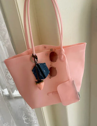 Card wallet set, jelly bag, peddler shoulder bag, PVC bag, waterproof