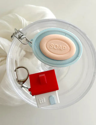 Soap Clicker Keyring Keyholder Keycap Bag Decoration