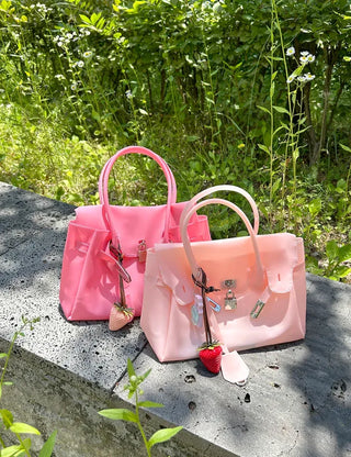 Chain jelly bag, tote bag, crossbody PVC bag, summer