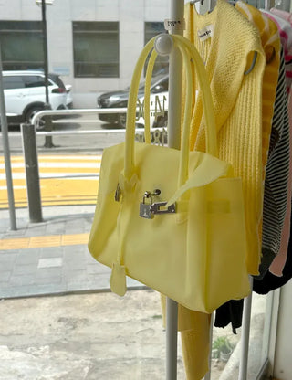 Chain jelly bag, tote bag, crossbody PVC bag, summer