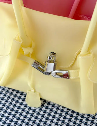 Chain jelly bag, tote bag, crossbody PVC bag, summer