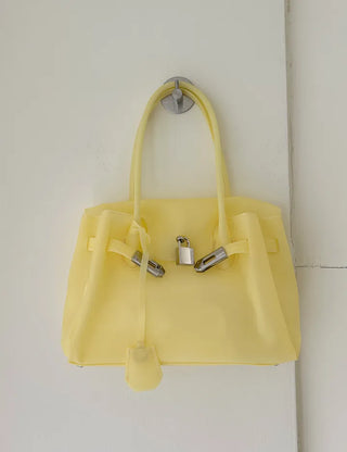 Chain jelly bag, tote bag, crossbody PVC bag, summer
