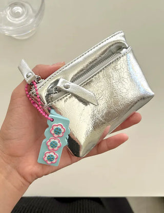 Square can opener keyring wing flower button keychain