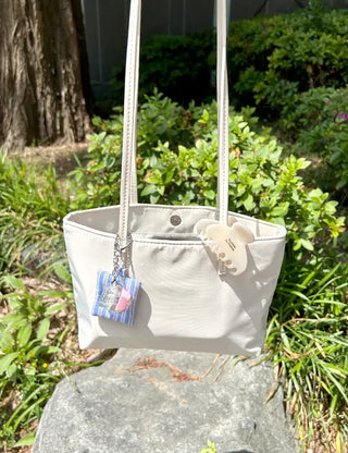Skinny Nylon Shoulder Bag Leather Strap Mini Bag Daily