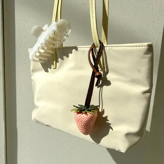 Skinny Nylon Shoulder Bag Leather Strap Mini Bag Daily