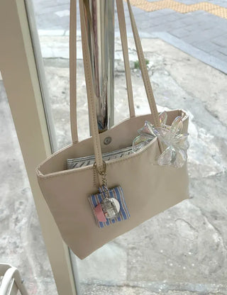 Skinny Nylon Shoulder Bag Leather Strap Mini Bag Daily