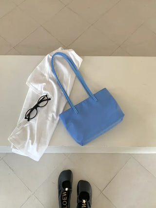 Skinny Nylon Shoulder Bag Leather Strap Mini Bag Daily