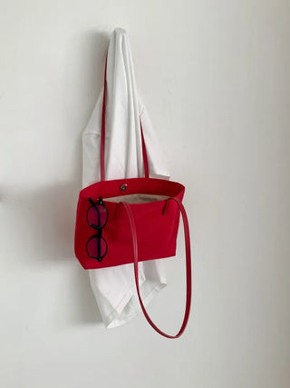Skinny Nylon Shoulder Bag Leather Strap Mini Bag Daily