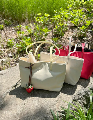 Skinny Nylon Shoulder Bag Leather Strap Mini Bag Daily