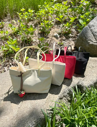 Skinny Nylon Shoulder Bag Leather Strap Mini Bag Daily