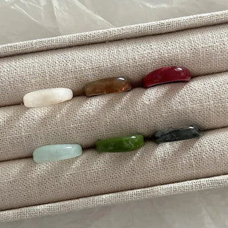 Autumn Jade Ring Formica Bold Marble Ring
