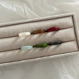 Autumn Jade Ring Formica Bold Marble Ring
