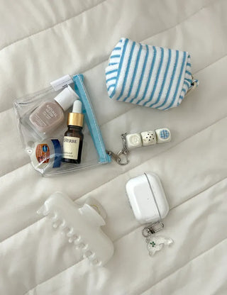 Dot button keycap keyring bag bag charm key holder