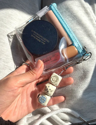 Dot button keycap keyring bag bag charm key holder