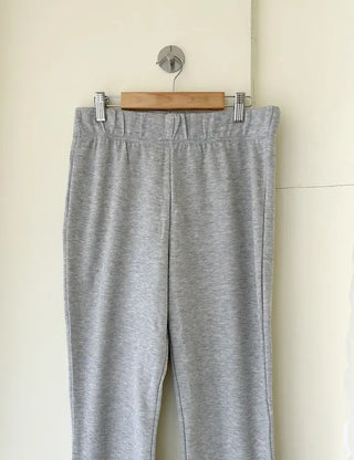 Slim bootcut track pants long elastic waist pants