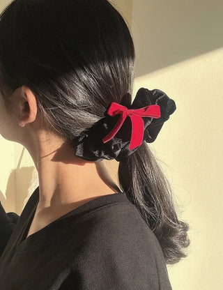 Velvet Ribbon Bold Scrunchie