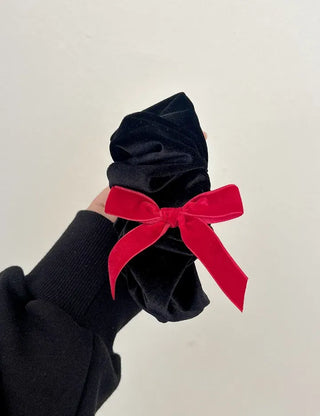 Velvet Ribbon Bold Scrunchie