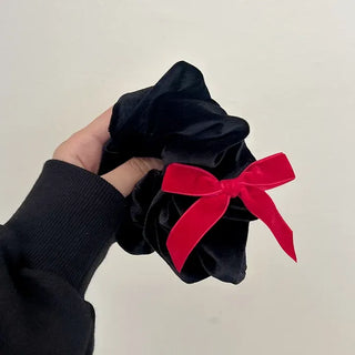 Velvet Ribbon Bold Scrunchie