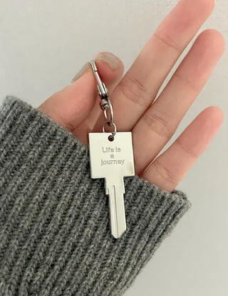 Lettering key pendant heart bag keyring keyholder