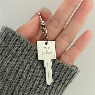 Lettering key pendant heart bag keyring keyholder