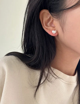 925 Silver Pearl Silver Post Mini Earring Set of 3