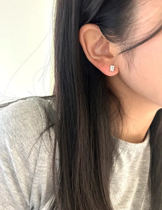 925 Silver Pearl Silver Post Mini Earring Set of 3