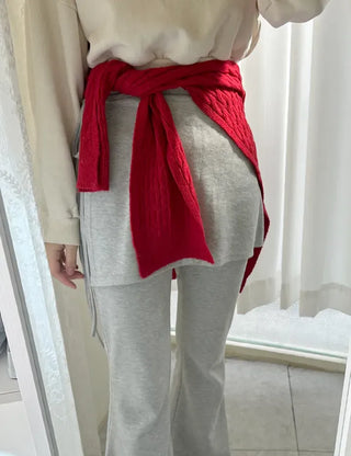 100% Wool Cable Knit Cardigan Cape Knit Shoulder Shawl