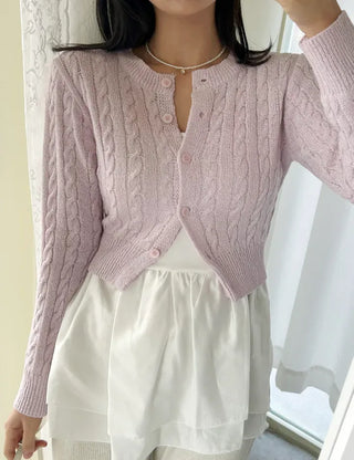 Straight top satin frill layered long strap tank top