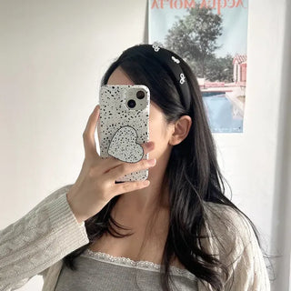 Velvet headband full of pearl ribbons, 3 types