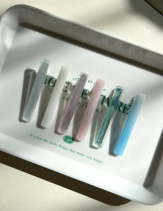 1+1 Pearl Holographic Stick Clip Side Hair Pin