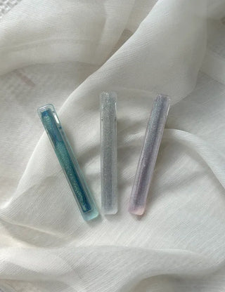1+1 Pearl Holographic Stick Clip Side Hair Pin