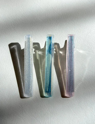 1+1 Pearl Holographic Stick Clip Side Hair Pin