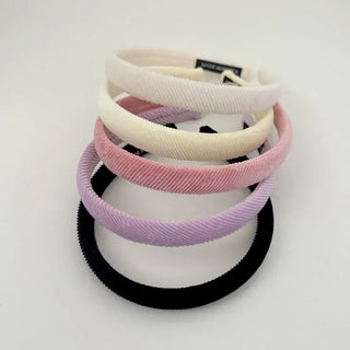 Slim Pastel Corduroy Headband